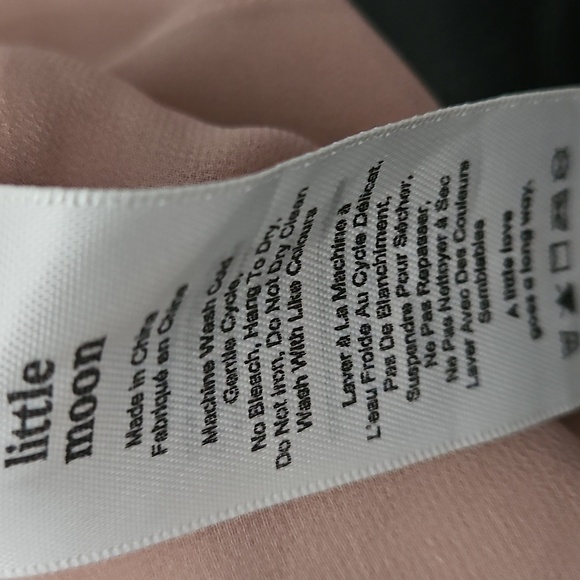 Little Moon Aritzia Sz Small Lace Bronze Camisole Layered  Top Blouse - Picture 10 of 10